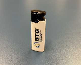 Feuerzeug Go Turbo weiss BTG 1 v2